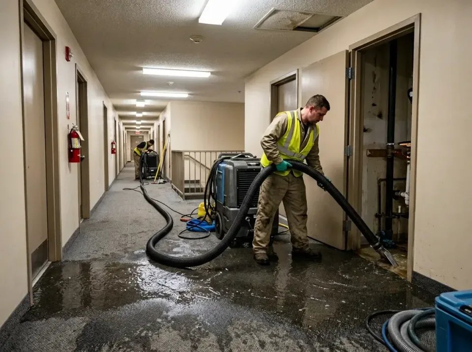 multi-unit-apartment-hallway-f-005 — frequently asked questions, Emergency Burst Pipe Water Extraction & Removal in Placenti…